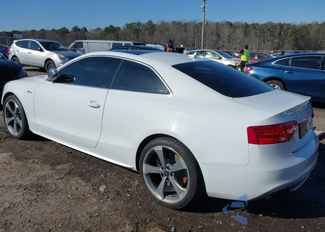 2013 Audi S5 3.0T Premium Plus z USA, uszkodzony, nr VIN WAUCGAFR5DA021170